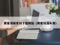 长垣黑客漫画素材下载网站（黑客动漫头像）